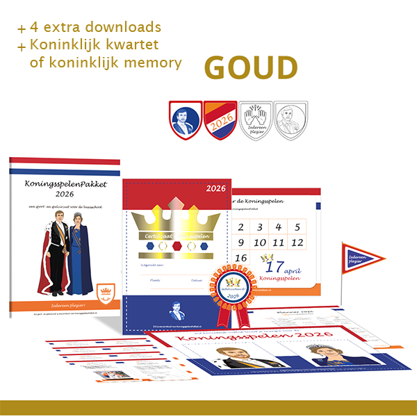 KoningsspelenPakket Goud - Memory